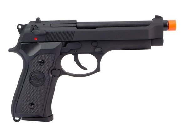 SRC GBB SR92 HALF METAL BLOWBACK AIRSOFT PISTOL BLACK