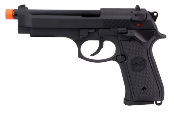 SRC GBB SR92 HALF METAL BLOWBACK AIRSOFT PISTOL BLACK