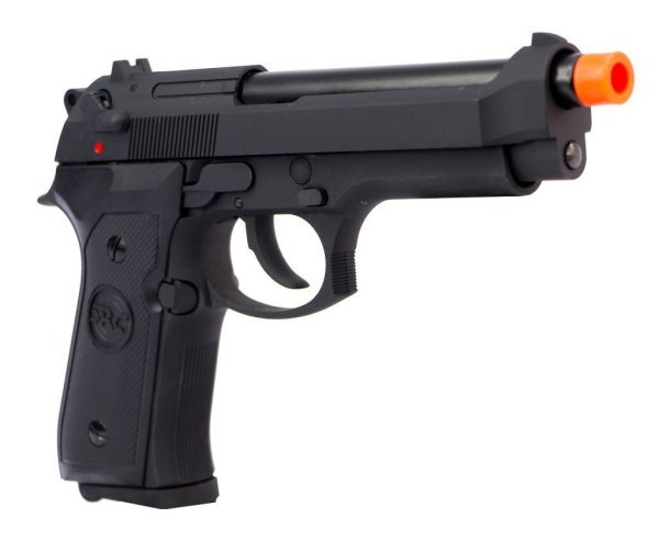 SRC GBB SR92 HALF METAL BLOWBACK AIRSOFT PISTOL BLACK