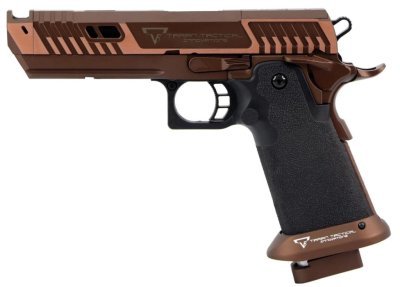 TARAN TACTICAL EMG ARMORER WORKS GBB 2011 SAND VIPER SEMI-AUTO BLOWBACK AIRSOFT PISTOL FLAT DARK EARTH Arsenal Sports