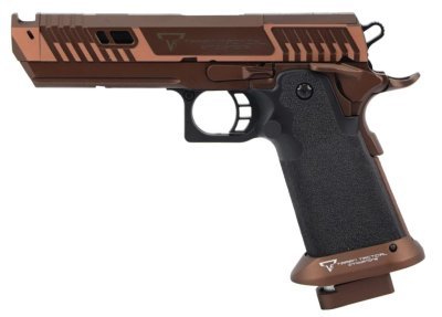 TARAN TACTICAL EMG ARMORER WORKS GBB 2011 SAND VIPER FULL-AUTO BLOWBACK AIRSOFT PISTOL FLAT DARK EARTH Arsenal Sports