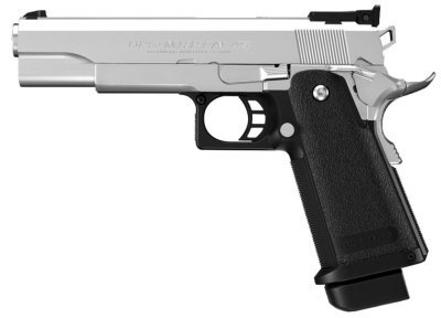 TOKYO MARUI GBB HI-CAPA 5.1 STAINLESS BLOWBACK AIRSOFT PISTOL SILVER Arsenal Sports