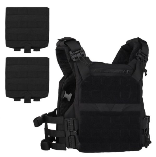 WOSPORT K19 COLETE TACTICAL VEST FULL SIZE BLACK