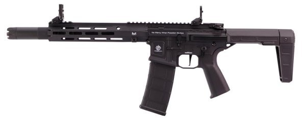 POSEIDON AEG AVENGER PDW WITH MEDUSA M4 AIRSOFT RIFLE BLACK