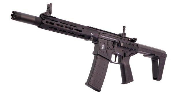 POSEIDON AEG AVENGER PDW WITH MEDUSA M4 AIRSOFT RIFLE BLACK