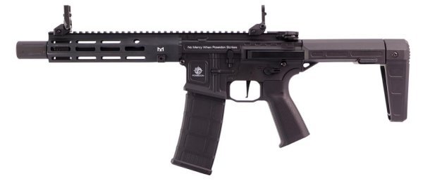 POSEIDON AEG PUNISHER PDW WITH AETHER MOSFET M4 AIRSOFT RIFLE BLACK