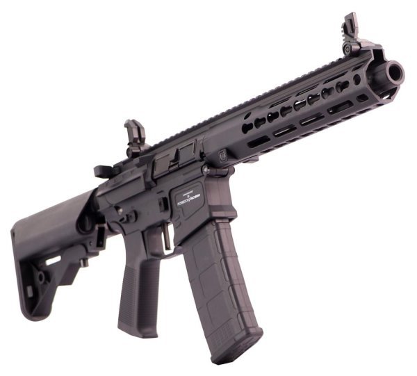 POSEIDON AEG PUNISHER PDW WITH TST M4 AIRSOFT RIFLE BLACK