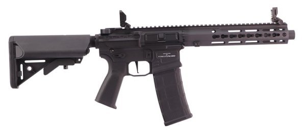 POSEIDON AEG PUNISHER PDW WITH TST M4 AIRSOFT RIFLE BLACK