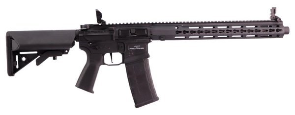 POSEIDON AEG PUNISHER SNIPER WITH TST AIRSOFT RIFLE BLACK