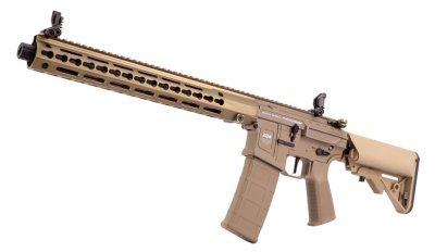 POSEIDON AEG PUNISHER SNIPER WITH TST AIRSOFT RIFLE TAN Arsenal Sports