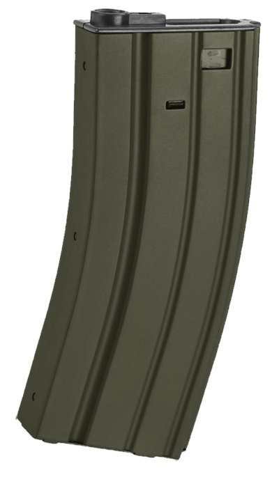 APS MAGAZINE 300R HI-CAP METAL FOR M4 / M16 FOLIAGE GREEN Arsenal Sports