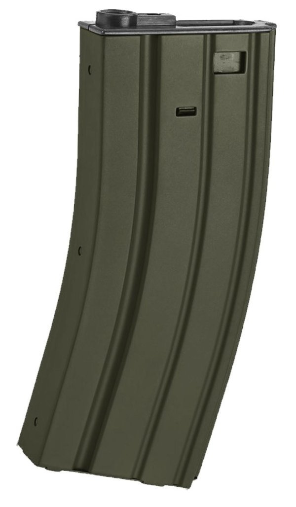 APS MAGAZINE 300R HI-CAP METAL FOR M4 / M16 FOLIAGE GREEN