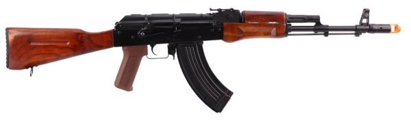 CLASSIC ARMY AEG AK47 RPK AIRSOFT RIFLE WOOD & BLACK