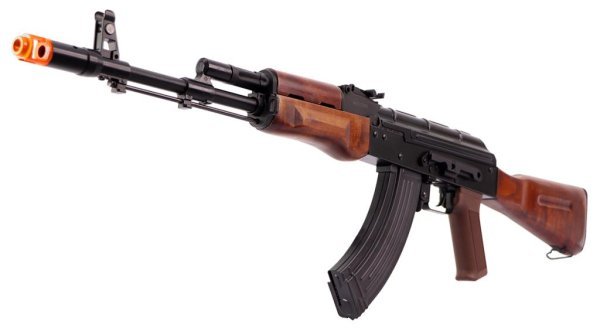 CLASSIC ARMY AEG AK47 RPK AIRSOFT RIFLE WOOD & BLACK