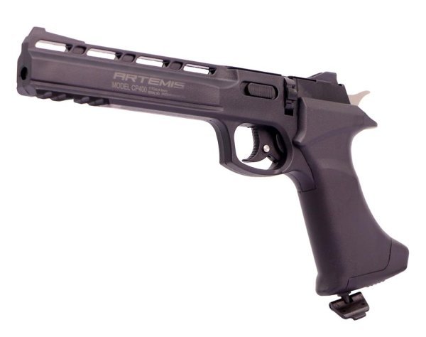 ARTEMIS 4.5MM CP400 AIRGUN PCP PISTOL BLACK COMBO