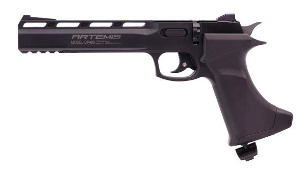 ARTEMIS 4.5MM CP400 AIRGUN PCP PISTOL BLACK COMBO