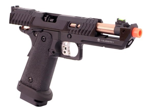 KROWN LAND SRC 4.5MM CO2 HI-CAPA 4.3 NIGHT VIPER BLOWBACK AIRSOFT PISTOL BLACK