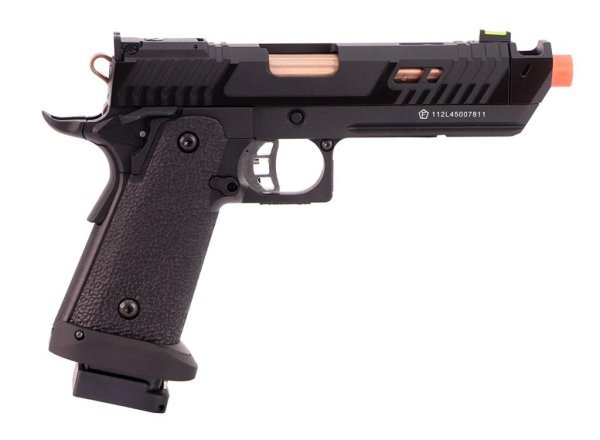 KROWN LAND SRC 4.5MM CO2 HI-CAPA 4.3 NIGHT VIPER BLOWBACK AIRSOFT PISTOL BLACK