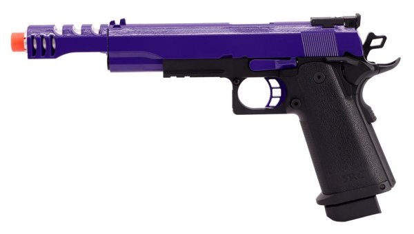 SRC GBB HI-CAPA 5.1 LONG SPECIAL EDITION BLOWBACK AIRSOFT PISTOL LILAS