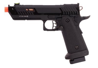 SRC GBB HI-CAPA NIGHT VIPER WITH QB MAG BLOWBACK AIRSOFT PISTOL BLACK Arsenal Sports