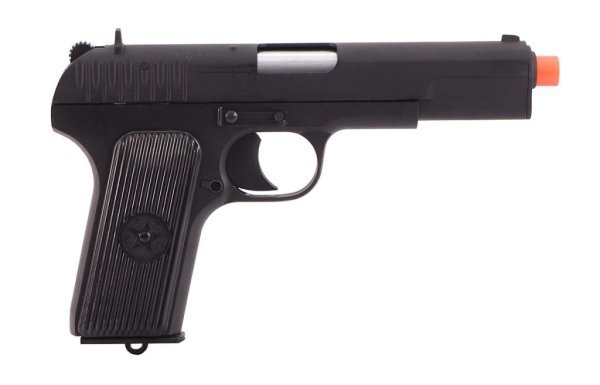 SRC GBB SR-33 HALF METAL BLOWBACK AIRSOFT PISTOL BLACK