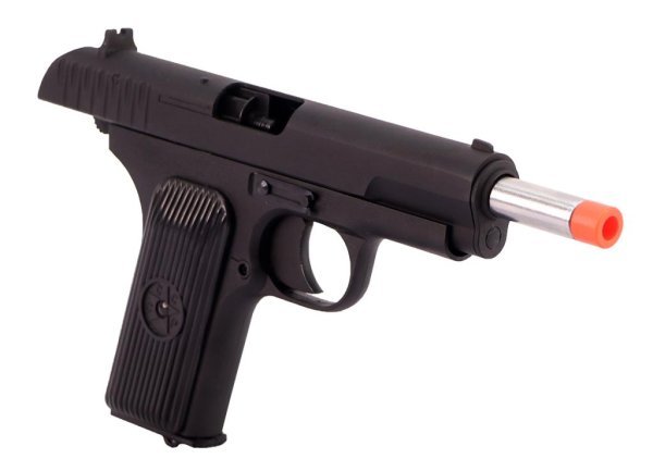 SRC GBB SR-33 HALF METAL BLOWBACK AIRSOFT PISTOL BLACK