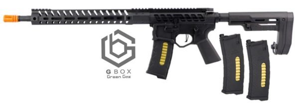 FIREARMS EMG APS GBBR AR-15 UDR G-BOX BLOWBACK AIRSOFT RIFLE BLACK