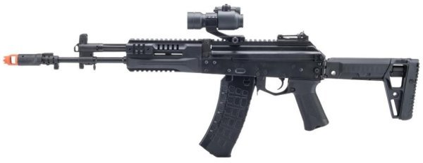 LCT AEG LCK-19 SIDE-FOLDING AJUSTABLE STOCK AIRSOFT RIFLE BLACK