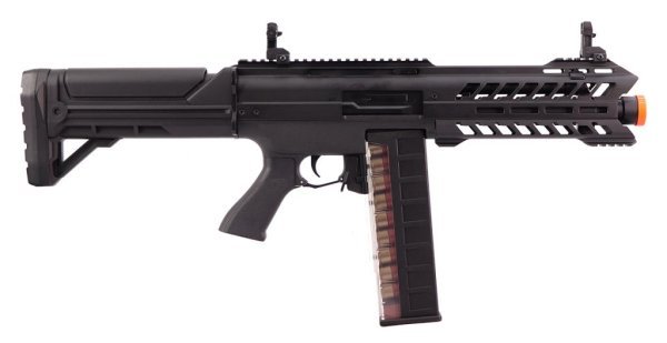 CYMA AEG SGR-12 PLATINUM SERIES TRI-SHOT SHOGTGUN AIRSOFT RIFLE BLACK