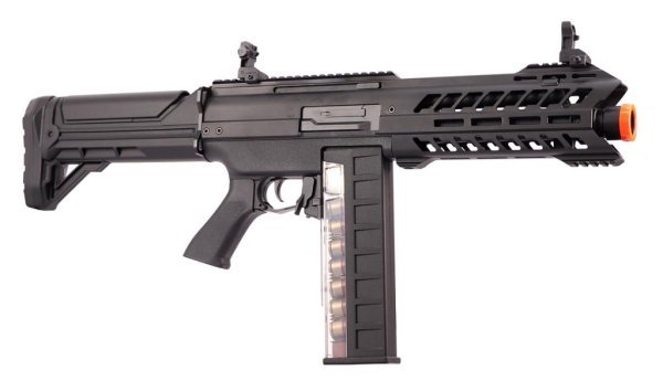 CYMA AEG SGR-12 PLATINUM SERIES TRI-SHOT SHOGTGUN AIRSOFT RIFLE BLACK