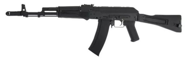 CYMA AEG AK74 WITH SIDE FOLDING POLYMER STOCK AIRSOFT RIFLE BLACK