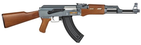 CYMA AEG AK47 SPORT FAUX WOOD FURNITURE AIRSOFT RIFLE WOOD / BLACK