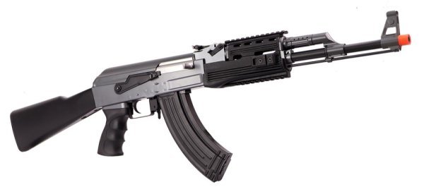 CYMA AEG AK47 SPORT TACTICAL AIRSOFT RIFLE BLACK & GREY