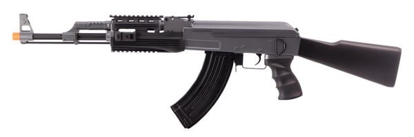 CYMA AEG AK47 SPORT TACTICAL AIRSOFT RIFLE BLACK & GREY