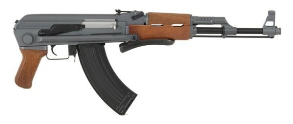 CYMA AEG AK47 SPORT FAUX WOOD UNDERFOLDING STOCK AIRSOFT RIFLE WOOD / BLACK