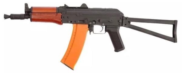  CYMA SPORT AKS-74U AIRSOFT AEG RIFLE W/REAL WOOD FURNITURE