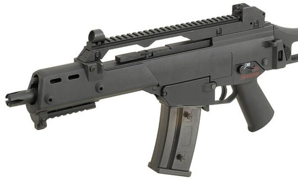 CYMA AEG G36C SPORT ABS WITH GEARBOX V3 AIRSOFT RIFLE BLACK