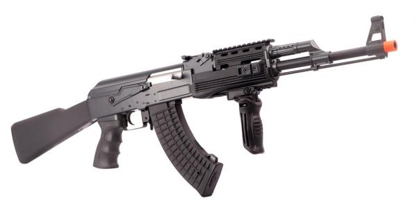 CYMA AEG AK47 STANDARD FULL METAL TACTICAL COMPOSITE FURNITURE AIRSOFT RIFLE BLACK