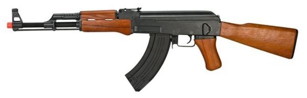 CYMA AEG AK47 STANDARD FULL METAL REAL WOOD AIRSOFT RIFLE