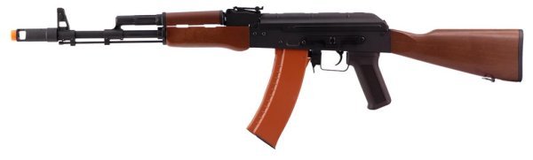 S&T ARMAMENT AEG AK74N FW AIRSOFT RIFLE BLACK & WOOD