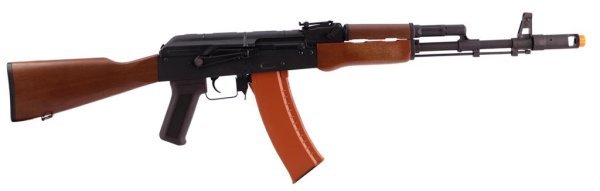 S&T ARMAMENT AEG AK74N FW AIRSOFT RIFLE BLACK & WOOD