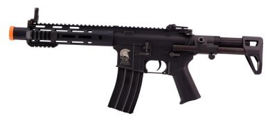 S&T ARMAMENT AEG M4 URX WITH M-LOK PDW-M GEN. III  AIRSOFT RIFLE BLACK Arsenal Sports