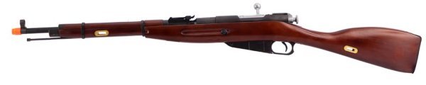 S&T ARMAMENT SPRING SNIPER M1938 MOSING NAGANT WOOD AIRSOFT RIFLE