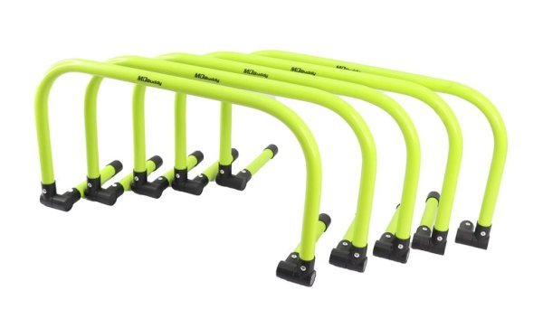 MDBUDDY OBSTACULOS DE AGILIDAD AJUSTABLE 5PCS VERDE