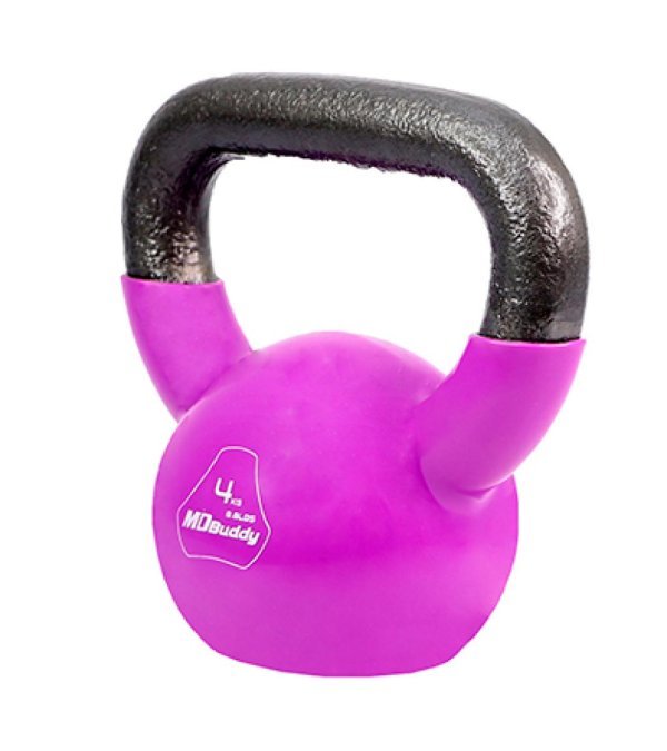 MDBUDDY KETTLEBELL RECUBIERTO DE VINILO 4KG