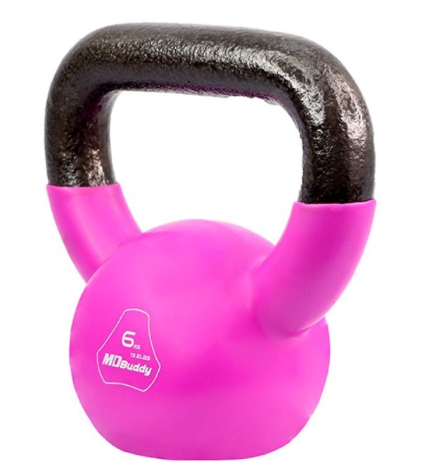 MDBUDDY KETTLEBELL RECUBIERTO DE VINILO 6KG