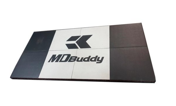 MDBUDDY PLATAFORMA DE LEVANTAMIENTO DE PESAS DE GOMA 2MX1M