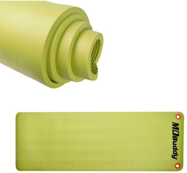 MDBUDDY COLCHONETA DE EJERCICIO NBR 180X60X1.25CM VERDE