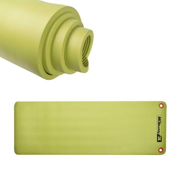 MDBUDDY COLCHONETA DE EJERCICIO NBR 180X60X1.25CM VERDE