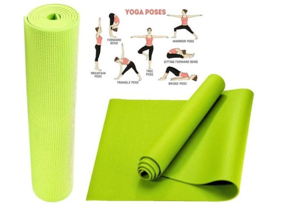 MDBUDDY COLCHONETA DE YOGA / PILATES PVC 173X61X0.6CM VERDE